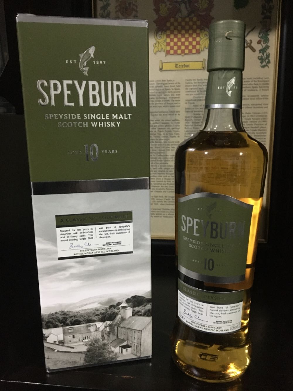 Speyburn Single Malt 10 Year - The Speyburn Distillery (700 mL) alcohol collectible [Barcode 5010509021067] - Main Image 2