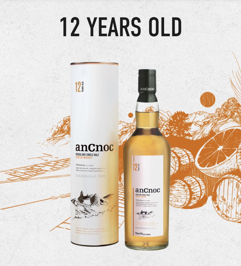 anCnoc 12y Highland Single Malt Scotch Whisky - The Knockdhu Distillery (700 mL) alcohol collectible [Barcode 5010509427067] - Main Image 3