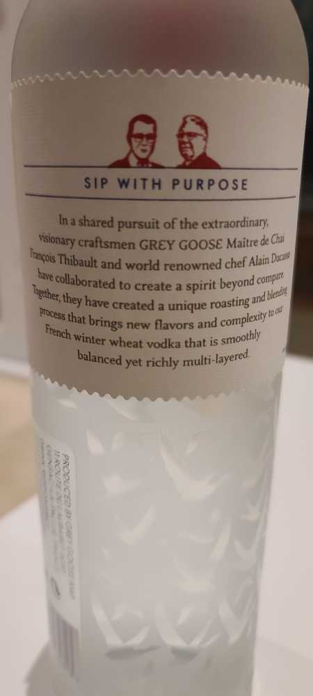 Grey Goose Ducasse  - Grey Goose (700 mL) alcohol collectible [Barcode 5010677284813] - Main Image 3