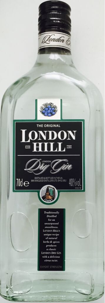 London Hill London Dry Gin 0,7 Ltr. - Ian Macleod Distillers, Broxburn, UK (700 mL) alcohol collectible [Barcode 5010852000337] - Main Image 2