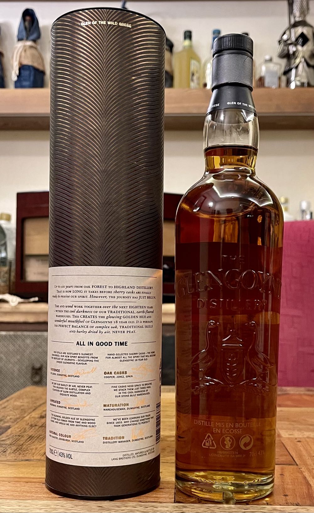 GLENGOYNE 18y Highland Single Malt Scotch Whisky - Lang Brothers Ltd (700 mL) alcohol collectible [Barcode 5010852026672] - Main Image 2