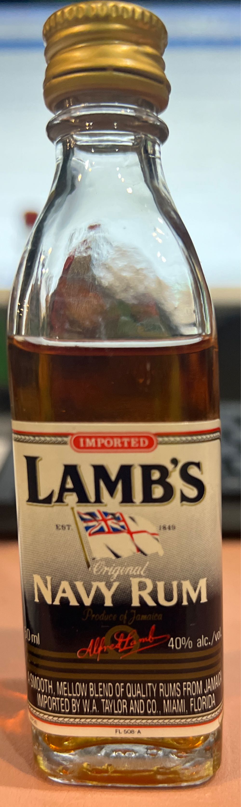 Lambs Navy Rum - Lamb (700 mL) alcohol collectible [Barcode 5011166051619] - Main Image 3