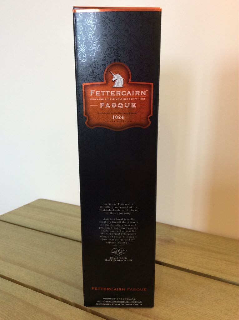 Fettercairn Fasque  - The Fettercairn Distillery (700 mL) alcohol collectible [Barcode 5013967007895] - Main Image 2