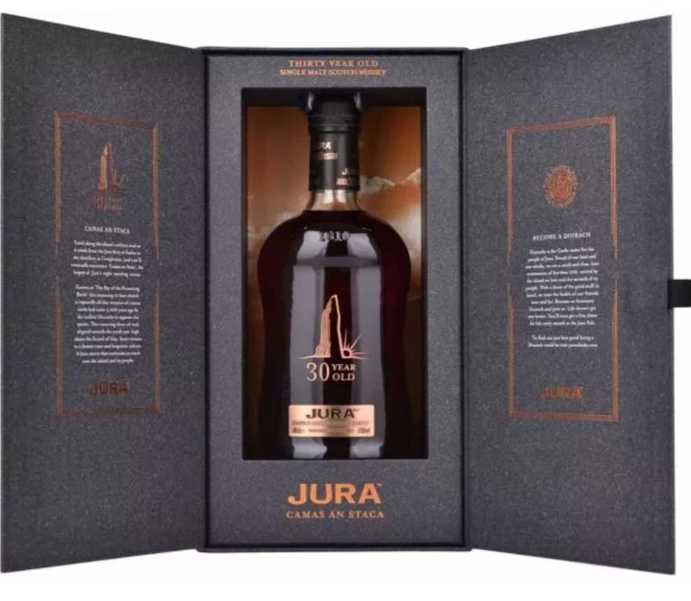Isle of Jura Distillery Limited Edition 30 Year Old Single Malt Scotch Whisky - The Isle Of Jura Distillery (750 mL) alcohol collectible [Barcode 5013967008373] - Main Image 3
