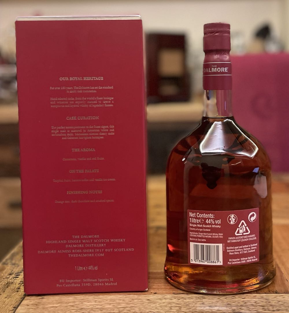DALMORE Cigar Malt Reserve Highland Single Malt Scotch Whisky - The Dalmore Distillery (1000 mL) alcohol collectible [Barcode 5013967008861] - Main Image 2