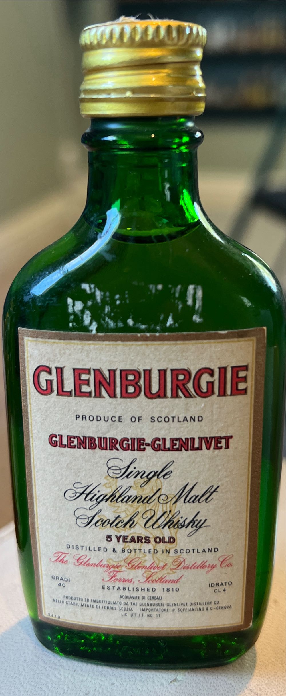 Glenburgie - Speyside Single Malt 10 year oldWhisky - Gordon & MacPhail (700 mL) alcohol collectible [Barcode 5020613305021] - Main Image 3