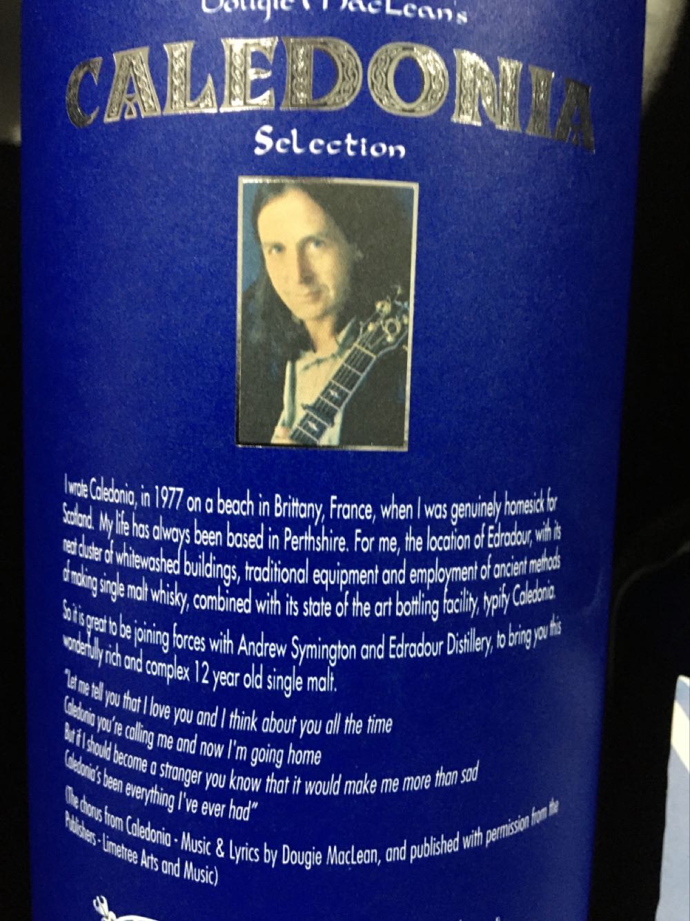 Edradour 12 Jahre Caledonia Selection 0,7 Liter 46% Scotland - Edradour Distillery Company, Ltd. (700 mL) alcohol collectible [Barcode 5021944081219] - Main Image 4
