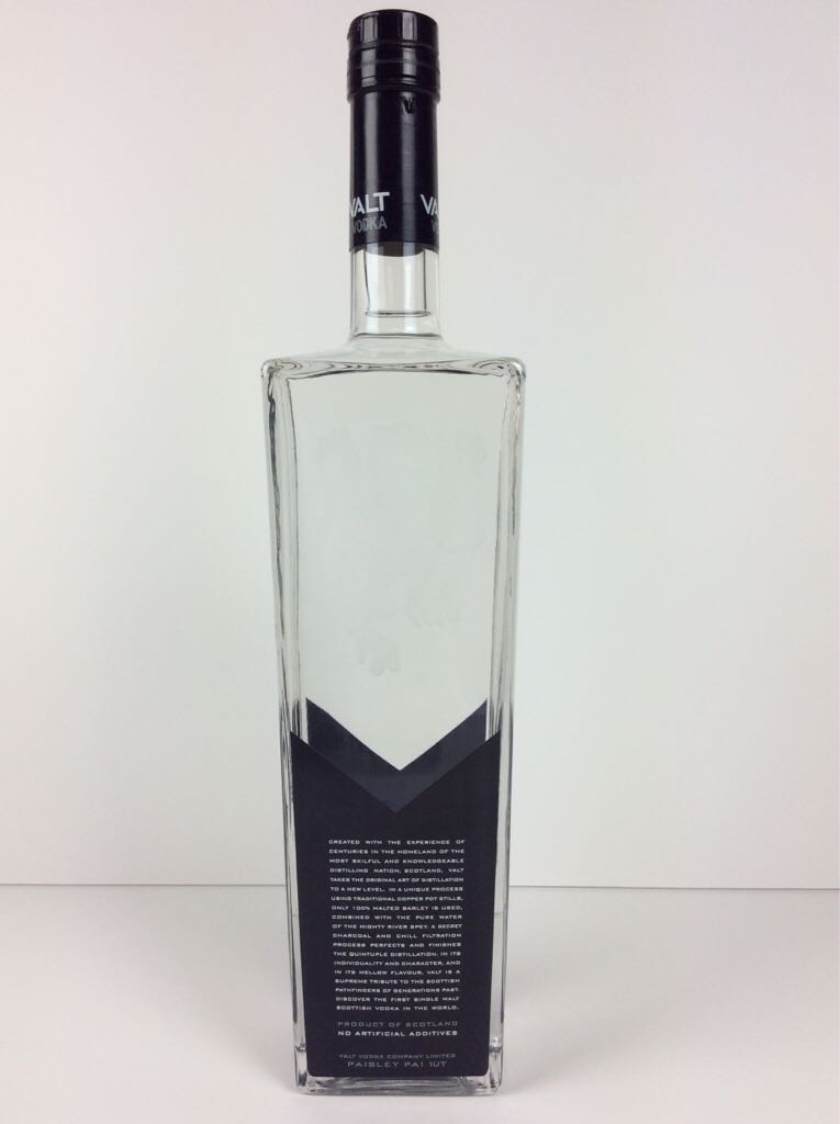 Valt Vodka - Valt Vodka Company Ltd (750mL) alcohol collectible [Barcode 5022069555081] - Main Image 2
