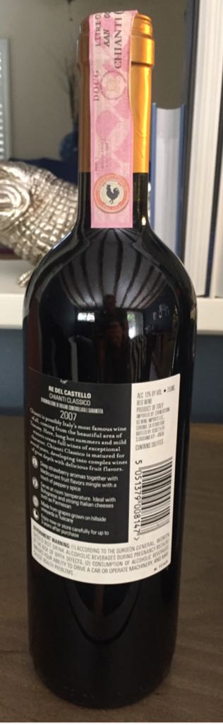 Chianti Classico - Re Del Castello (750 mL) alcohol collectible [Barcode 5051379008147] - Main Image 2