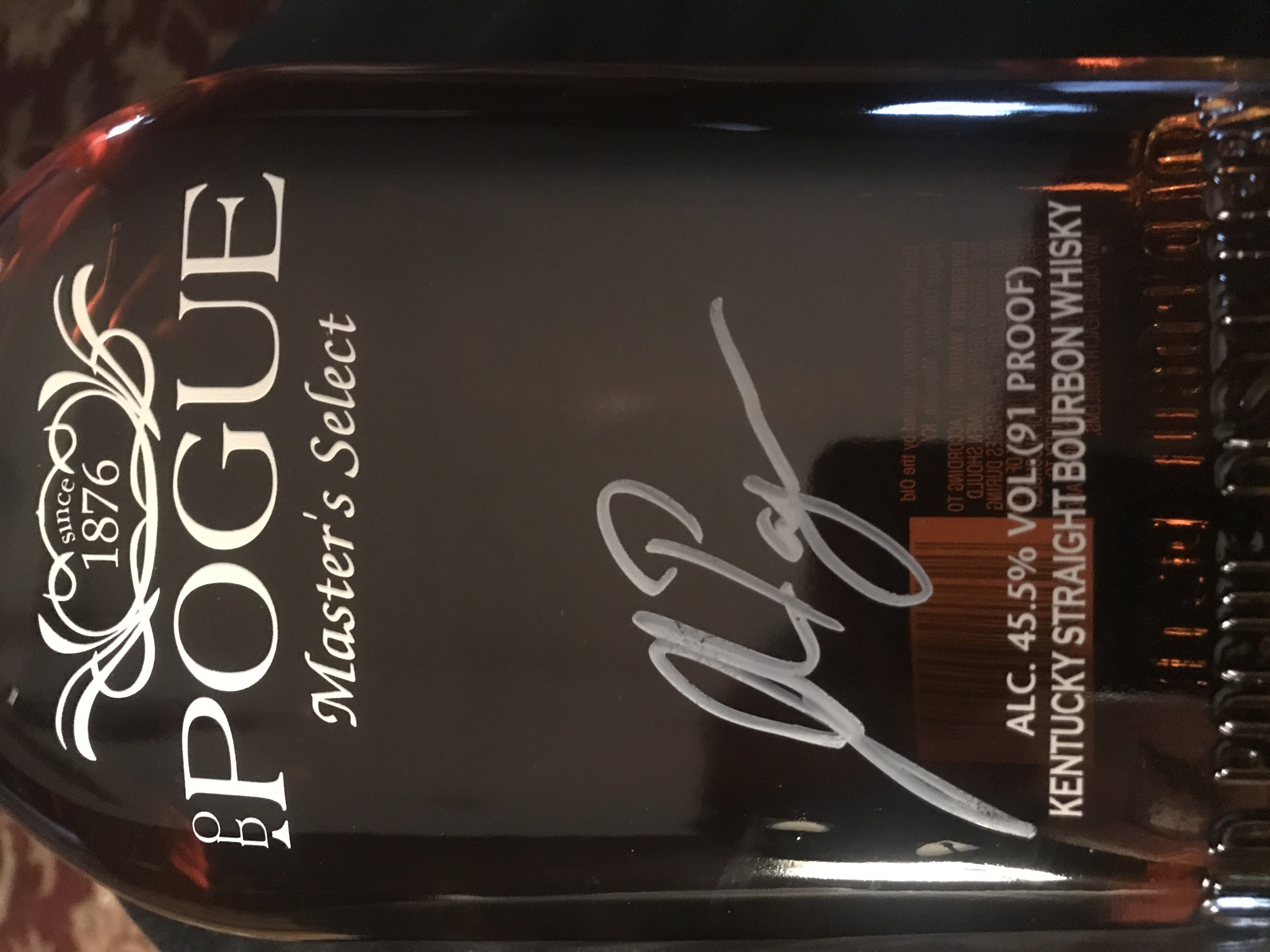 Old Pogue Master Select Bourbon - Old Pogue (750 mL) alcohol collectible [Barcode 080203990070] - Main Image 2