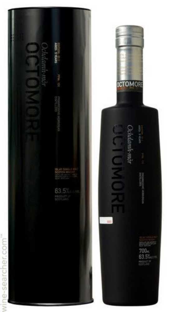 Octomore 07.1 Bruichladdich 5 Jahre alt, PPM: 208 mit 59,5% vol.-Whisky - Bruichladdich Distillery (700 mL) alcohol collectible [Barcode 5055807403122] - Main Image 2