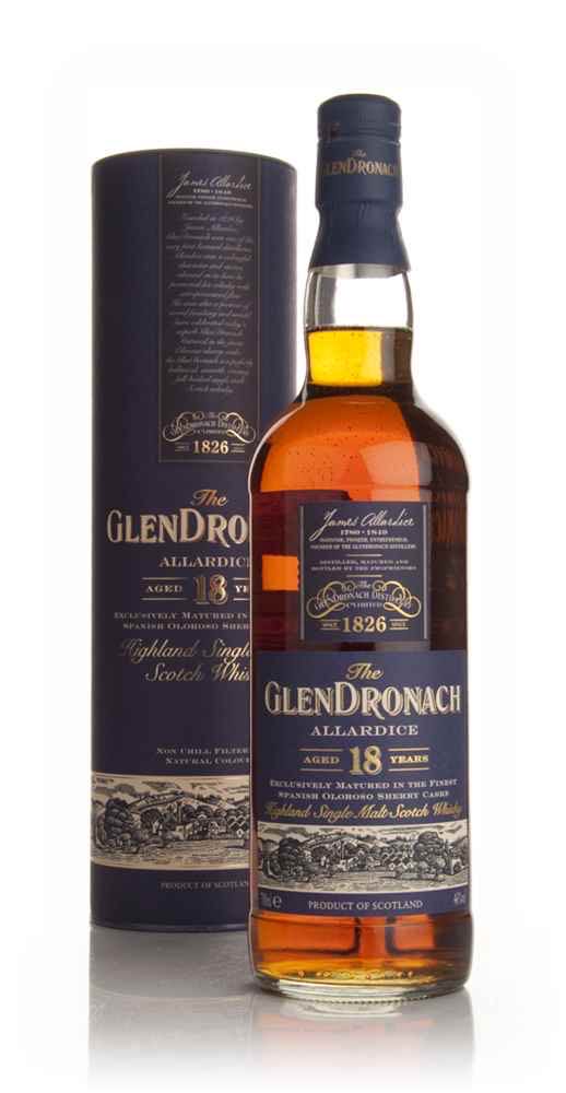 GlenDronach Allardice 18 Single Malt Scotch Whisky 700mL - The Glendronach Distillery (700mL) alcohol collectible [Barcode 5060088791691] - Main Image 4