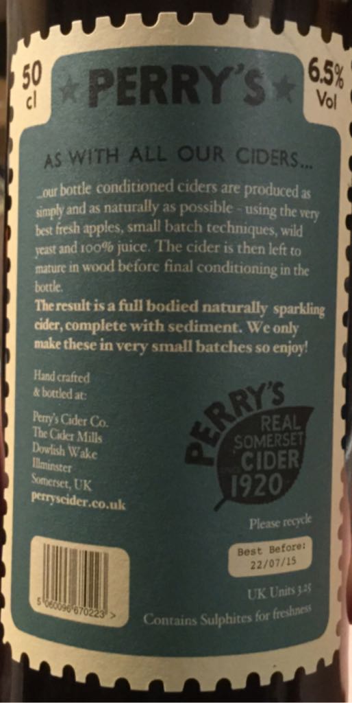 Puffin - Perry’s alcohol collectible [Barcode 5060096670223] - Main Image 2