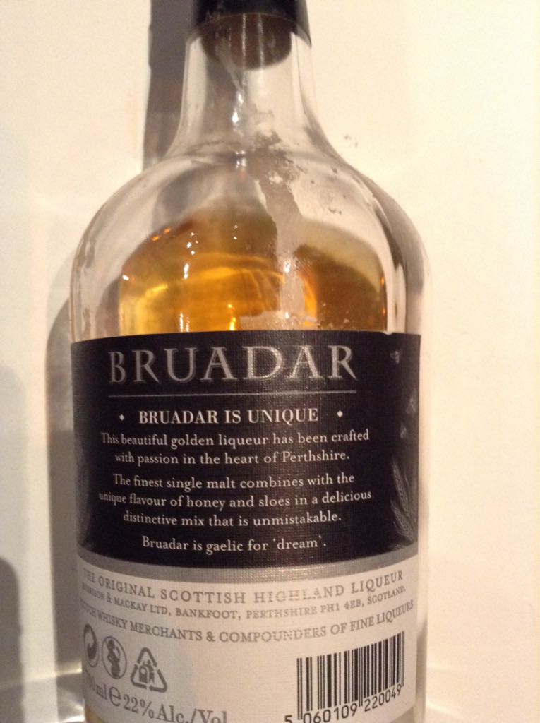 Bruadar - Morrison & Mackay Ltd (700 mL) alcohol collectible [Barcode 5060109220049] - Main Image 2