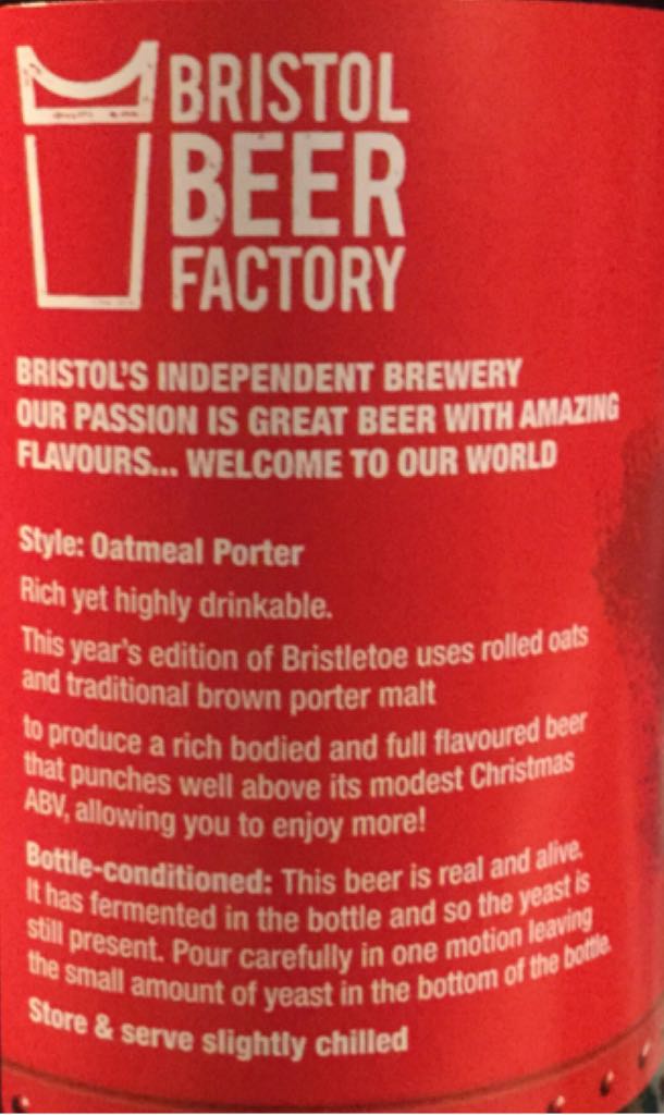 Bistletoe - Bristol Beer Factory (500 mL) alcohol collectible [Barcode 5060148130187] - Main Image 2