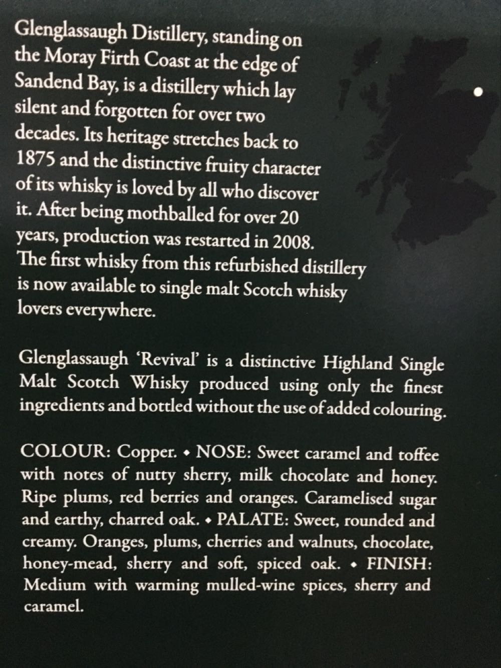 GLENGLASSAUGH REVIVAL - Glenglassaugh Distillery (700 mL) alcohol collectible [Barcode 5060193840970] - Main Image 3