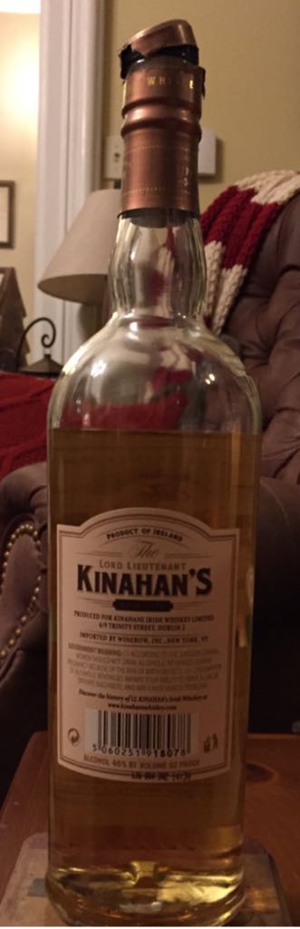 The Lord Lieutenant Kinahan’s - Winebow, Inc (750 mL) alcohol collectible [Barcode 5060251918078] - Main Image 2