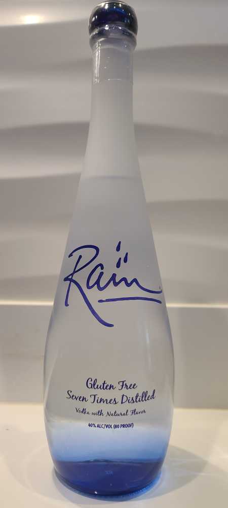 Rain Vodka - Sazerac Company (750 mL) alcohol collectible [Barcode 080244008130] - Main Image 2