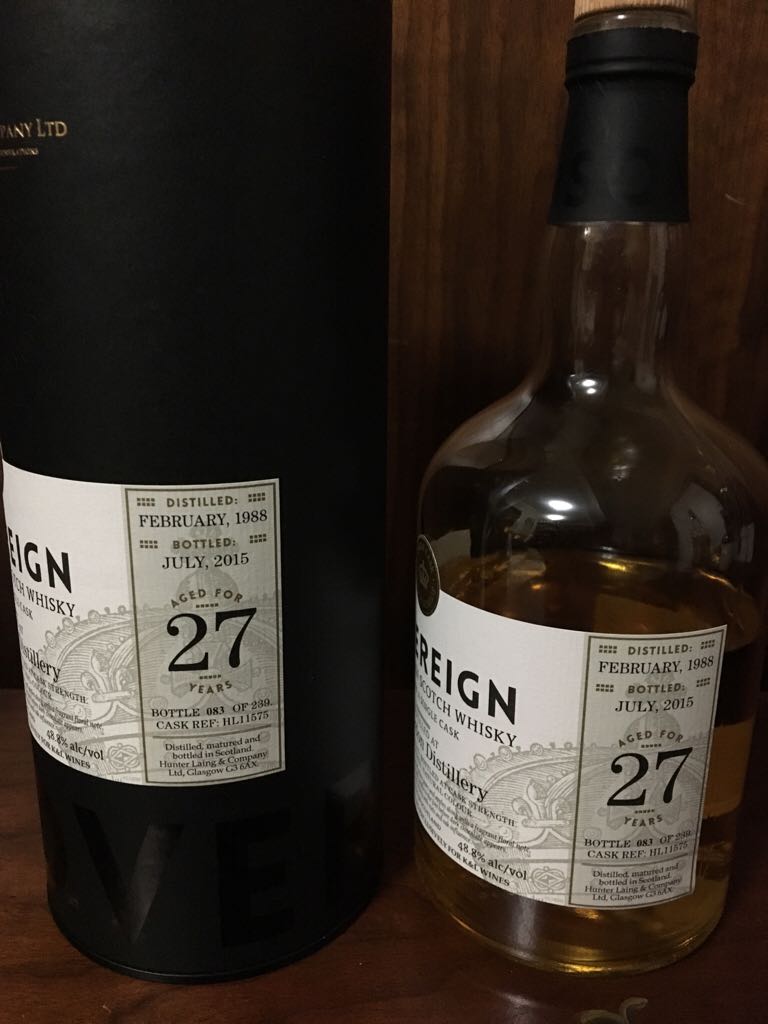 Invergordon Grain Whisky 27yr 1988 - The Invergordon Distillers (750 mL) alcohol collectible [Barcode 5060354250051] - Main Image 2