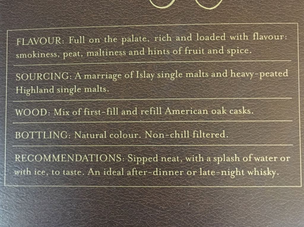 The Peat Monster Whisky 0,7l Big Peaty Smoky Compass Box Malt Scotch Whisky incl - Compass Box Whisky Co (700 mL) alcohol collectible [Barcode 5065000482190] - Main Image 2
