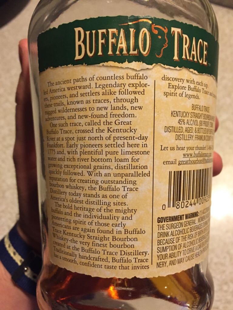 Buffalo Trace - Buffalo Trace Distillery (1 L) alcohol collectible [Barcode 080244009229] - Main Image 2