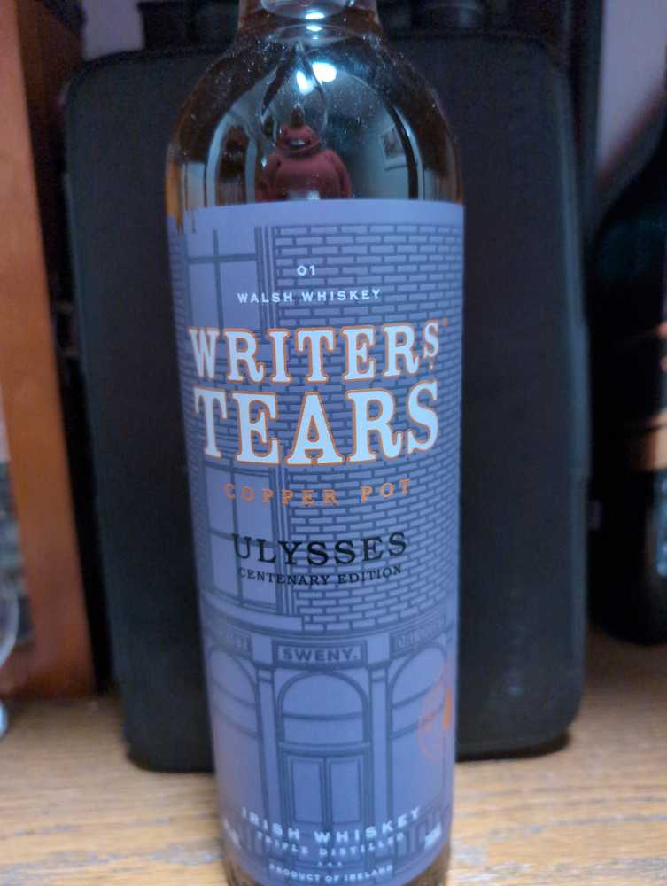 Writers Tears Ulysses Centenary Edition - Walsh Whiskey Distillery (700 mL) alcohol collectible [Barcode 5099811905739] - Main Image 2