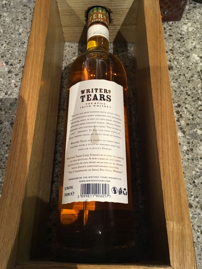 Writers Tears Cask Strength Edition 2012 - Writers Tears (750 mL) alcohol collectible [Barcode 5099811906057] - Main Image 2