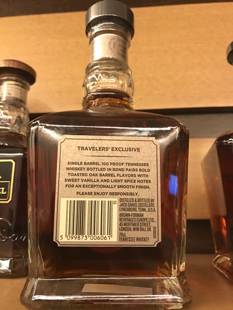 Single Barrel -- Travellers Selection  - Jack Daniel Distillery (700 mL) alcohol collectible [Barcode 5099873006061] - Main Image 2