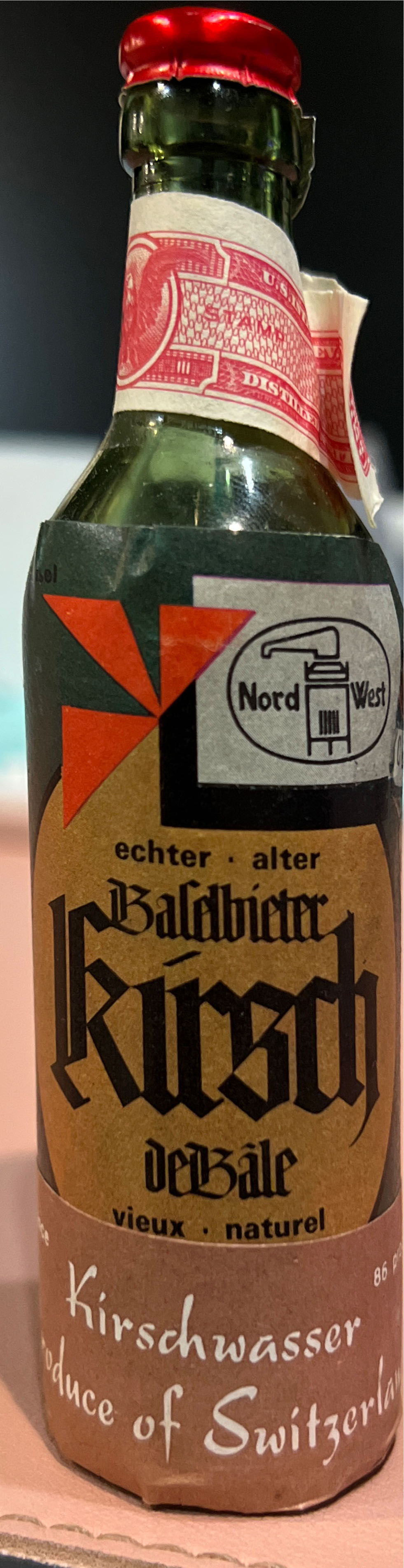 Schladerer Schwarzwälder Kirschwasser - Alfred Schladerer (750 mL) alcohol collectible [Barcode 080368402012] - Main Image 2