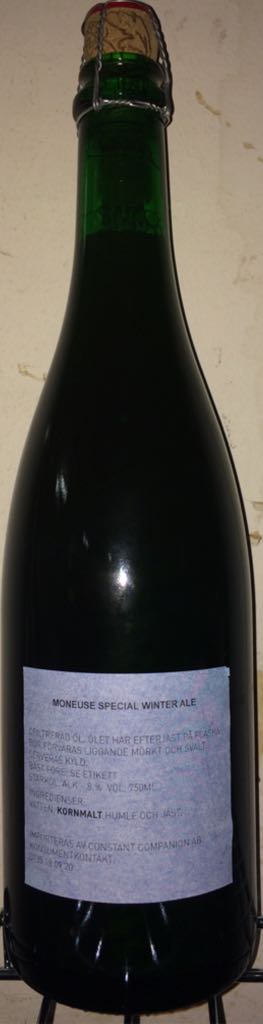 Moneuse Special Winter Ale - Brasserie De Blaugies (750 mL) alcohol collectible [Barcode 5410557000036] - Main Image 2
