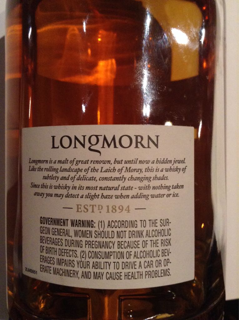 Longmorn 16 - Longmorn (750 mL) alcohol collectible [Barcode 080432103197] - Main Image 2