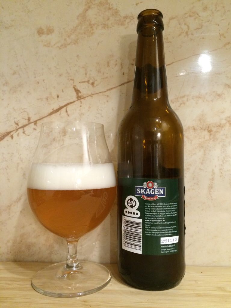 Skagen Nordlys Hvede - Skagen Bryghus (500 mL) alcohol collectible [Barcode 5704290000348] - Main Image 2
