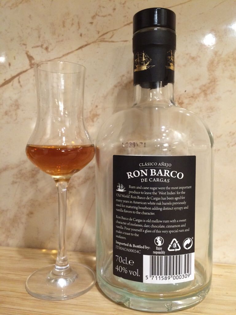Ron Barco De Cargas - Ron Barco De Cargas (700 mL) alcohol collectible [Barcode 5711589000309] - Main Image 2