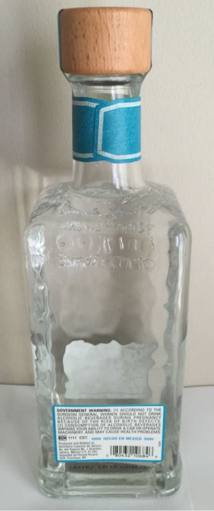 Olmeca Altos Plata - Destilera Colonial de Jalisco (50 mL) alcohol collectible [Barcode 080432106846] - Main Image 2