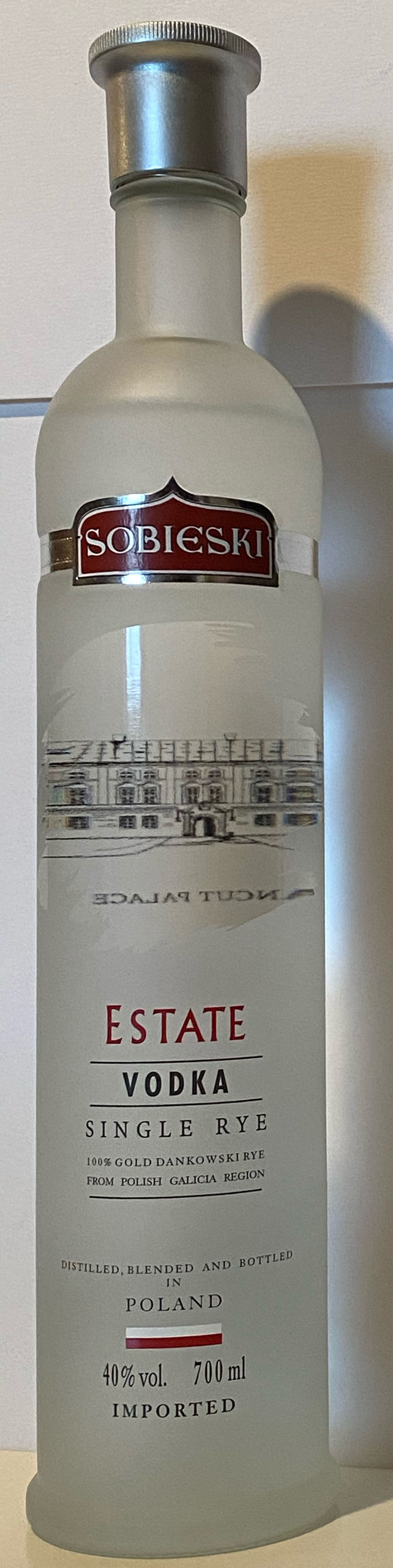 Sobieski Estate Vodka Single Rye - Sobieski S.A. (700mL) alcohol collectible [Barcode 5900226005634] - Main Image 3
