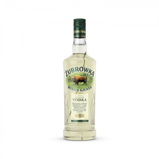 Zubrowka Bison Grass - Z.P. Polmos Lublin (500mL) alcohol collectible [Barcode 5900343005272] - Main Image 3