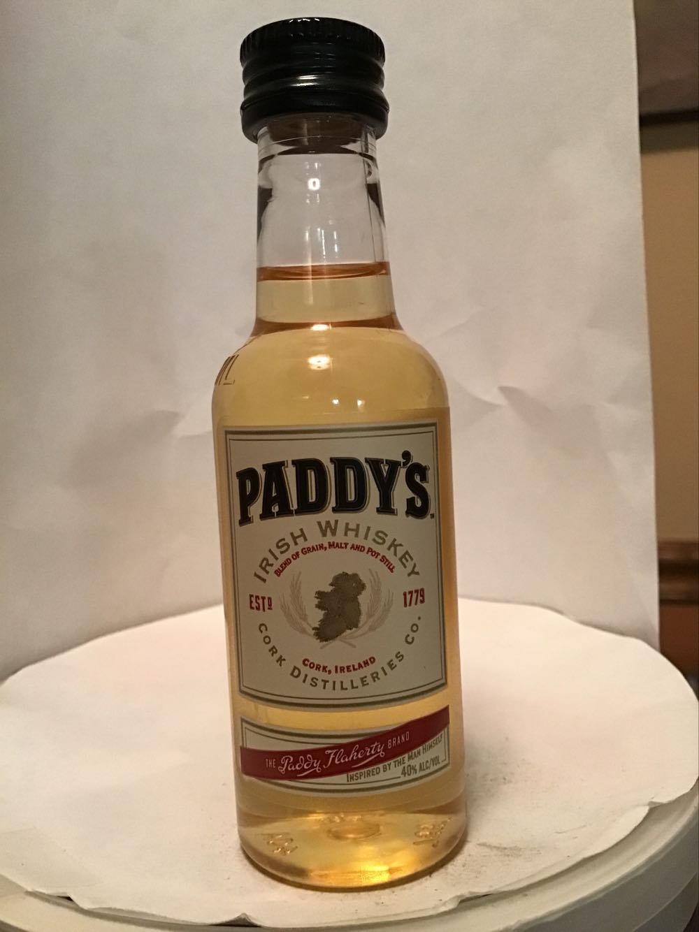 Paddys Devil Apple & Paddy’s Original - Cork Distilleries Co Ltd (50 mL) alcohol collectible [Barcode 080432108420] - Main Image 2