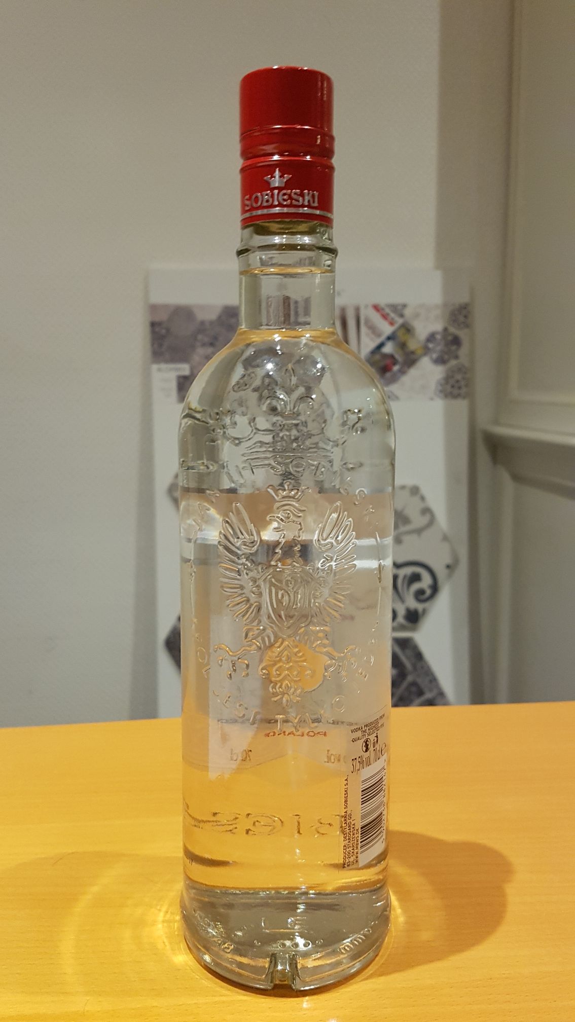 Sobieski Premium vodka 700ml 37.5% poland - Sobieski S.A. (700mL) alcohol collectible [Barcode 5902738882147] - Main Image 2