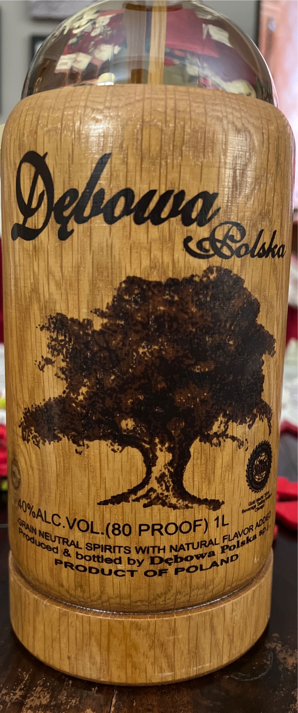 Debowa Polska Oak Barrol Vodka 40% - Debowa Polska sp.j. (1 L) alcohol collectible [Barcode 5903983402142] - Main Image 3