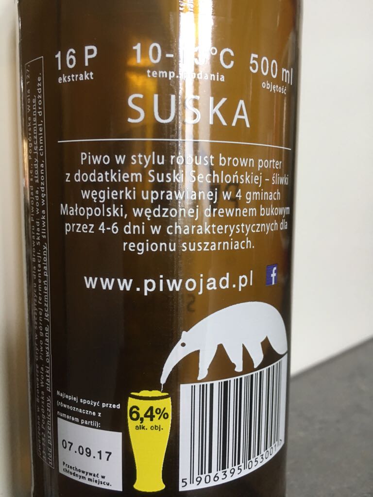 Suska - Piwojad alcohol collectible [Barcode 5906395053001] - Main Image 2