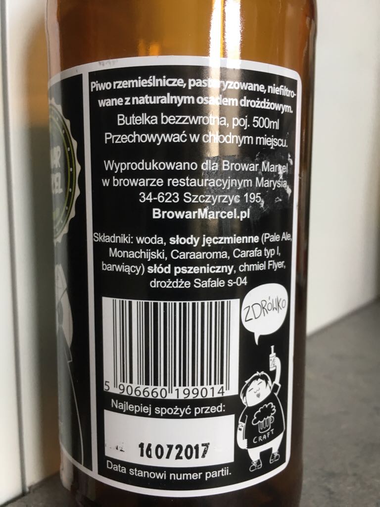 Deadline Stout - Marcel alcohol collectible [Barcode 5906660199014] - Main Image 2