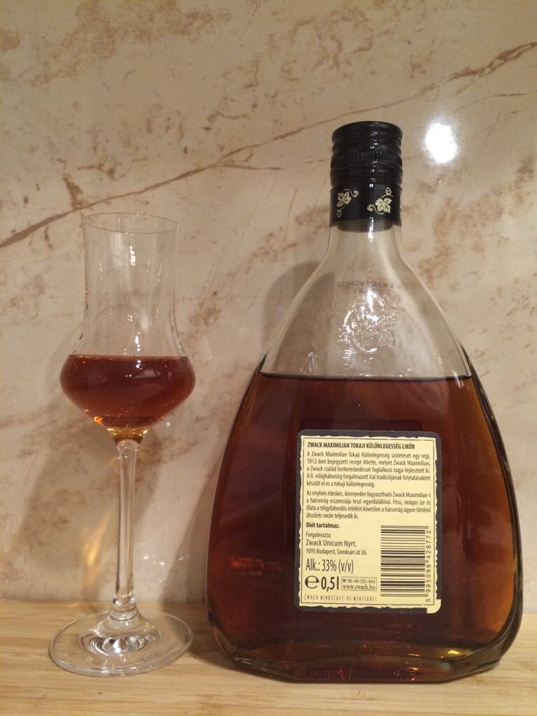 Maximilian Tokaji - Zwack Unikum (500 mL) alcohol collectible [Barcode 5995099428772] - Main Image 2