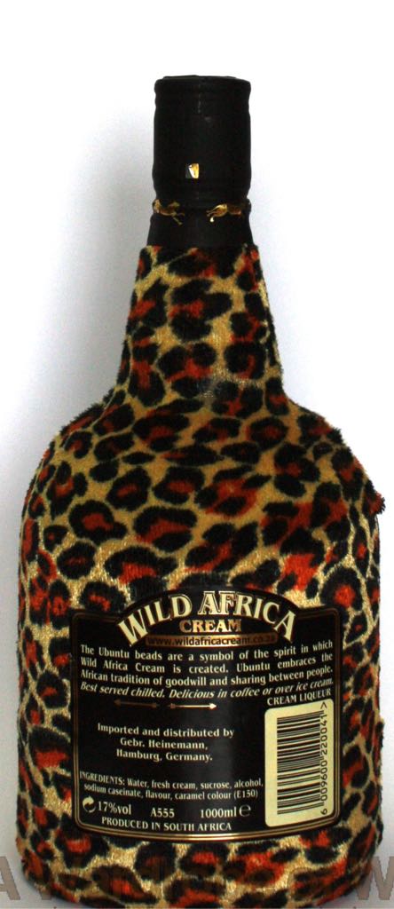 Wild Africa Cream - KWV SA Ltd. (50 mL) alcohol collectible [Barcode 6009600220010] - Main Image 2