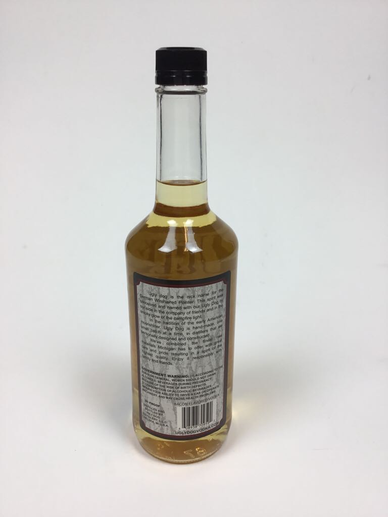Ugly Dog Bacon Vodka - Ugly Dog Distillery L.L.C. (750mL) alcohol collectible [Barcode 608938709592] - Main Image 2