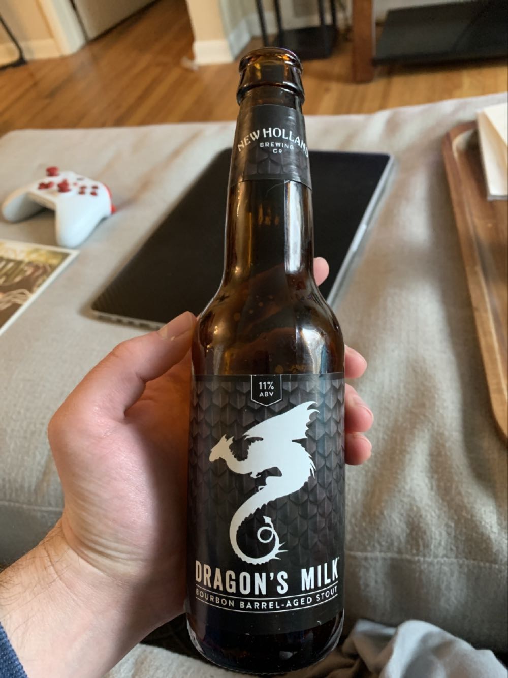 Dragons Milk Bourbon Barrel Stout - New Holland Brewing Co. (355 mL) alcohol collectible [Barcode 614036001063] - Main Image 2