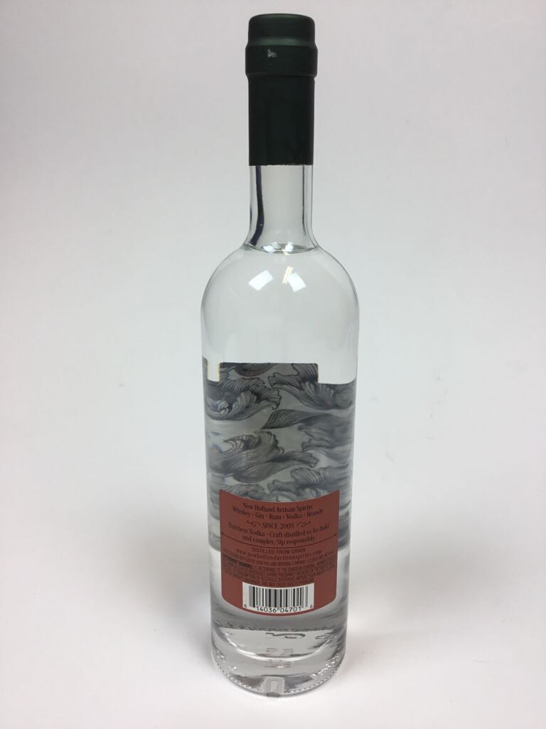 Dutchess Vodka - New Holland Brewing Co. (750mL) alcohol collectible [Barcode 614036047016] - Main Image 2