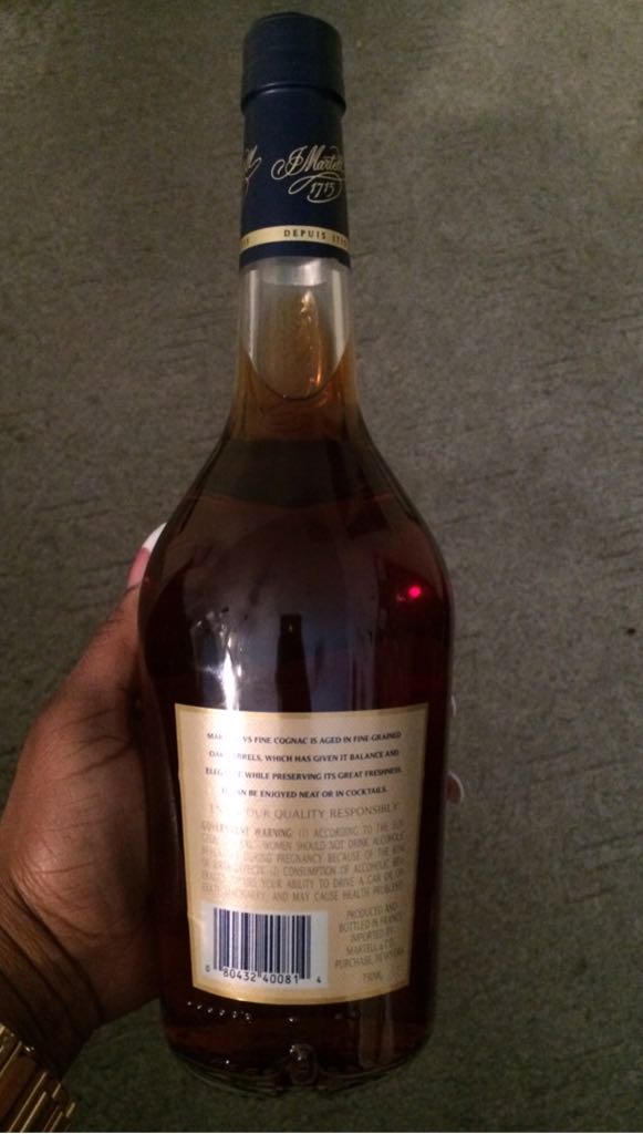 Martell - Depuis (750 mL) alcohol collectible [Barcode 080432400814] - Main Image 2