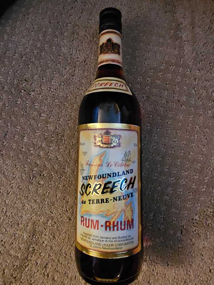 Newfoundland Screech - Black Rock Spirits (750 mL) alcohol collectible [Barcode 627040065044] - Main Image 3