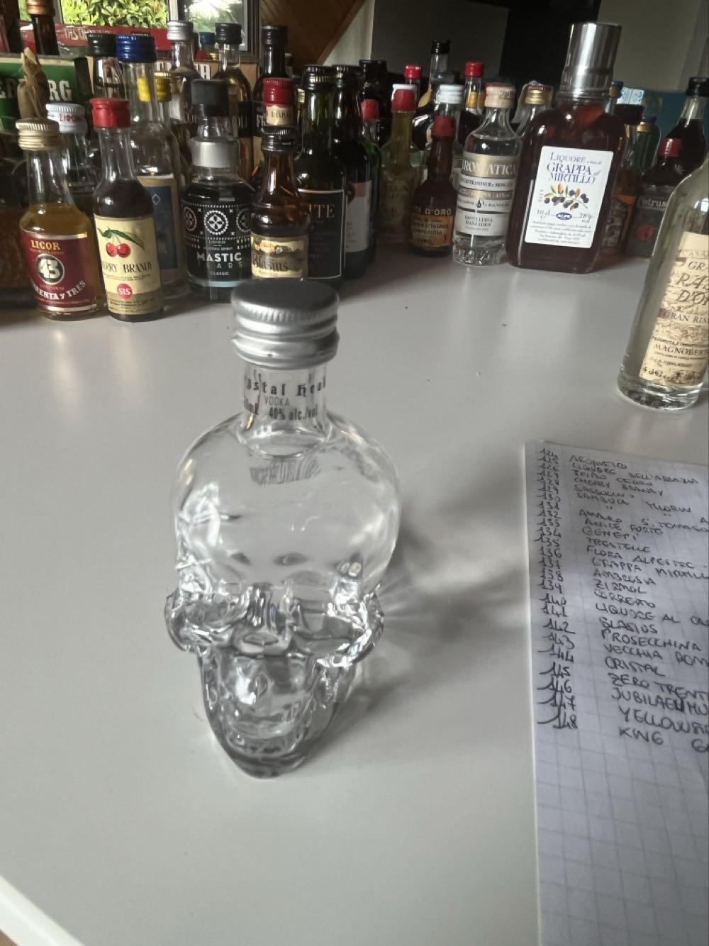 Crystal Head Vodka - Globefill Inc (50 mL) alcohol collectible [Barcode 627040411452] - Main Image 3