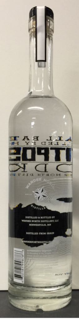 Outpost Vodka - Wander North Distillery (750mL) alcohol collectible [Barcode 632181998786] - Main Image 2